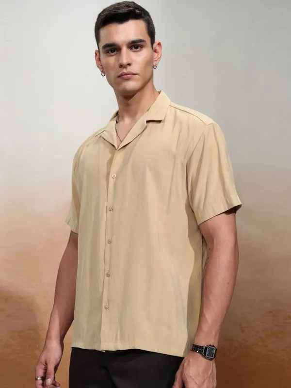 Men Relaxed Fit Casual Shirt