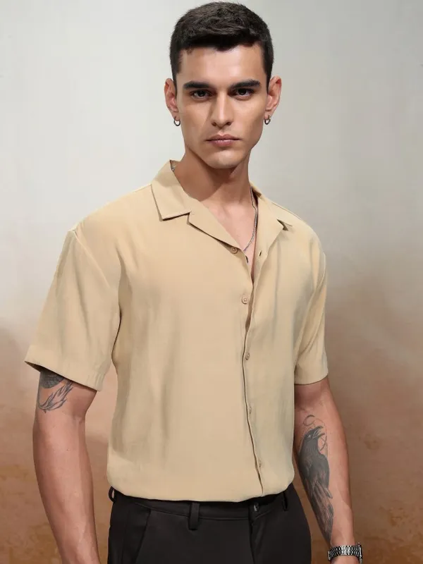 Men Relaxed Fit Casual Shirt