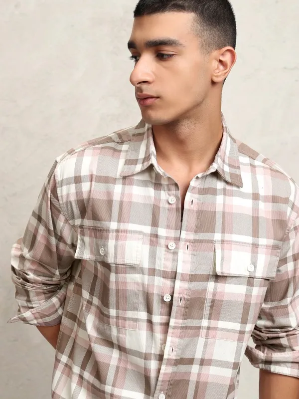 Men Oversized Fit Casual Shirt