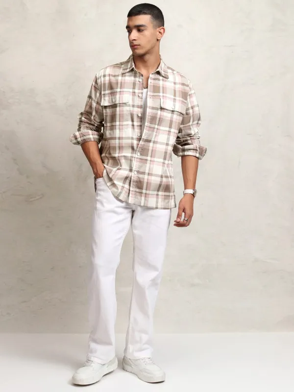 Men Oversized Fit Casual Shirt