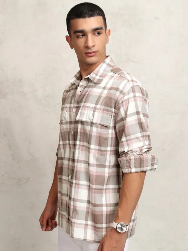 Men Oversized Fit Casual Shirt