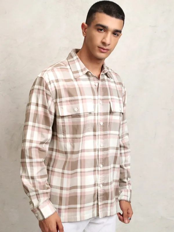 Men Oversized Fit Casual Shirt