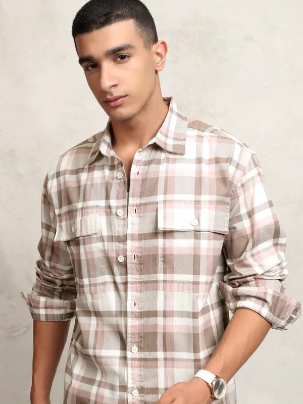 Men Oversized Fit Casual Shirt