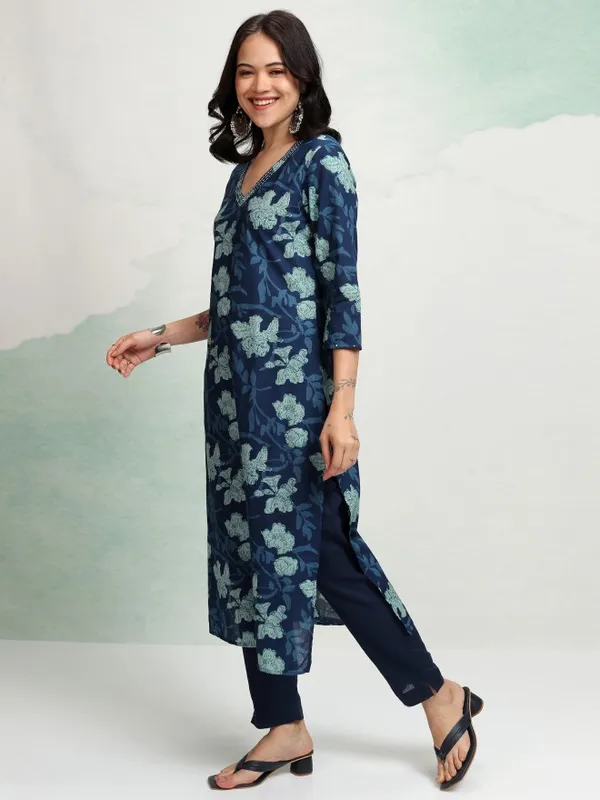 Printed Straight Kurta