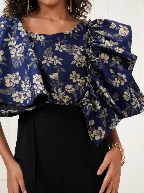 Printed Regular Fit Jumpsuit