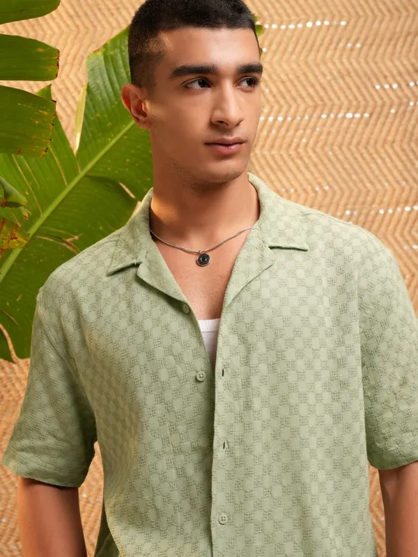 Men Relaxed Fit Casual Shirt