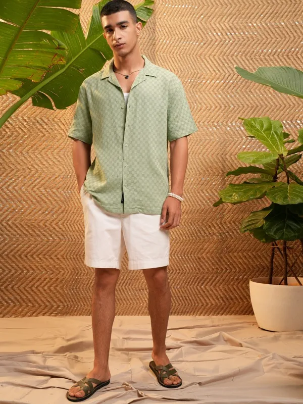 Men Relaxed Fit Casual Shirt
