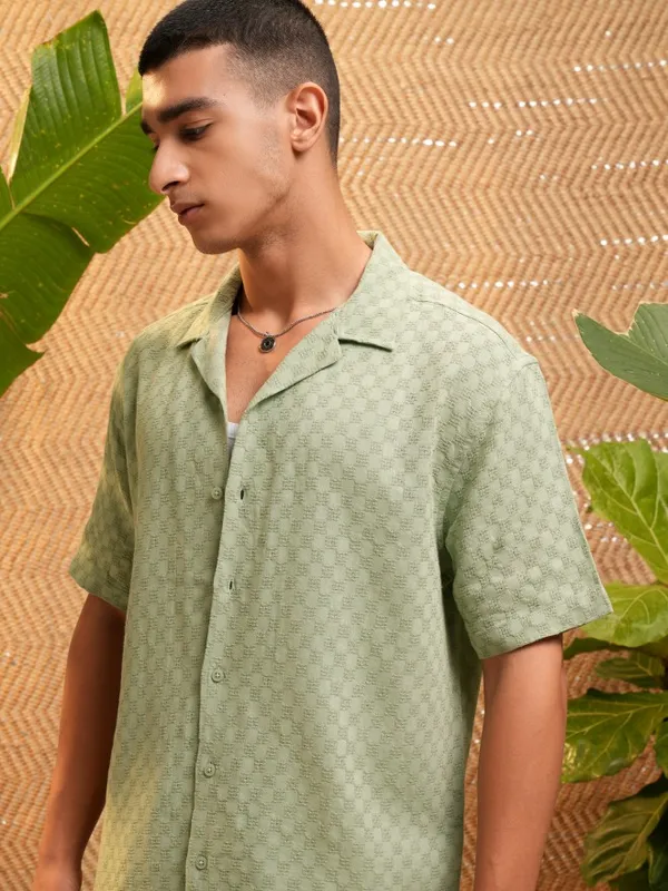 Men Relaxed Fit Casual Shirt
