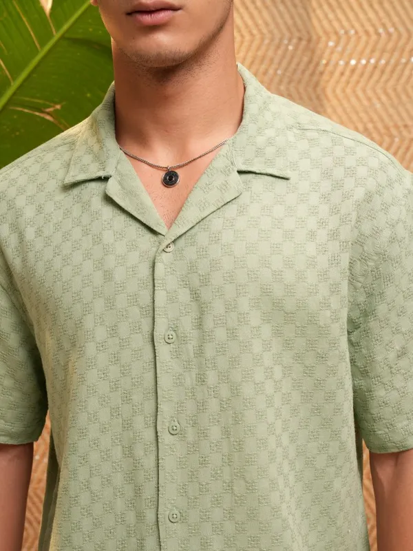 Men Relaxed Fit Casual Shirt