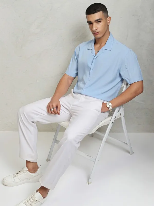 Men Relaxed Fit Casual Shirt