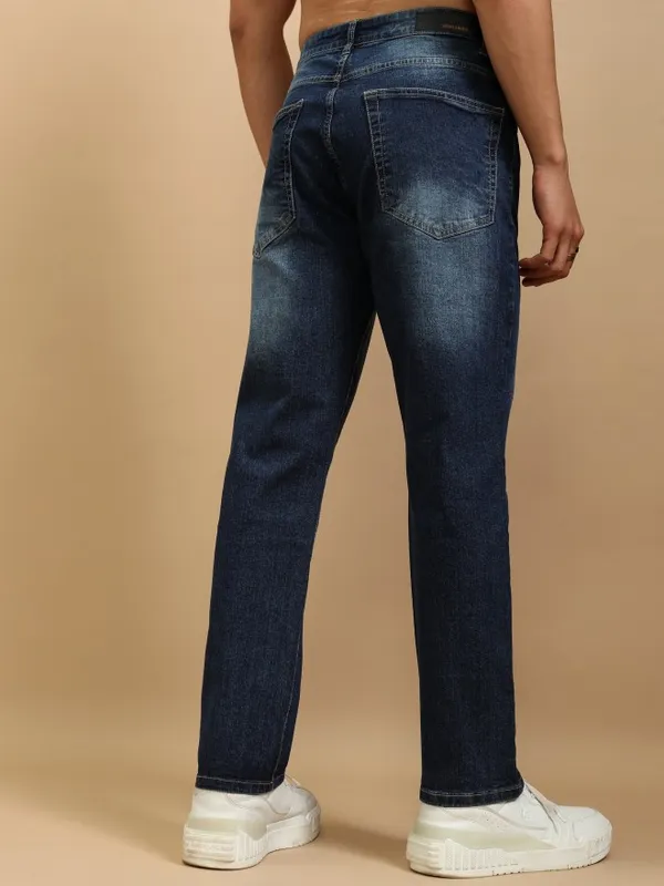 Highlander Men Blue Straight Fit Stretchable Jeans
