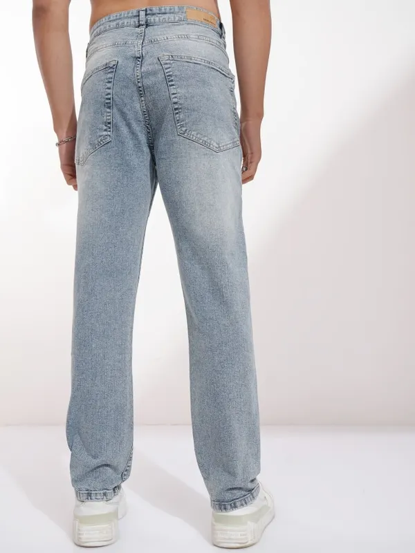 Highlander Men Blue Straight Fit Stretchable Jeans