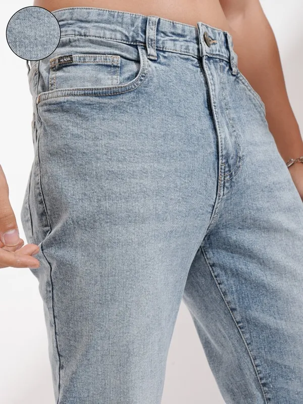 Highlander Men Blue Straight Fit Stretchable Jeans