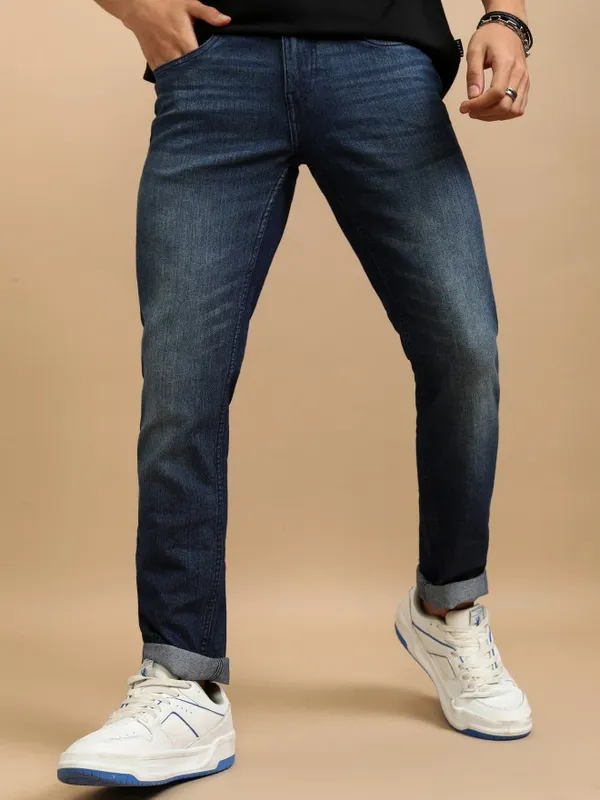 Highlander Men Blue Slim Fit Stretchable Jeans