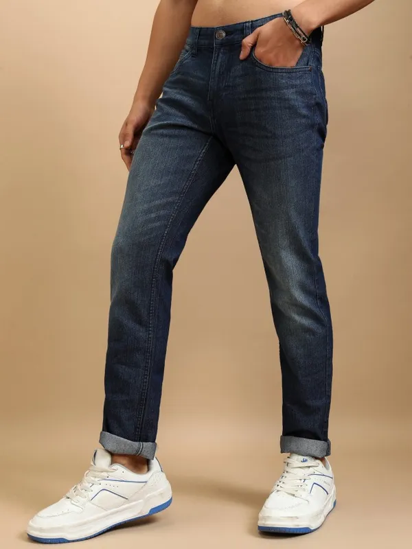 Highlander Men Blue Slim Fit Stretchable Jeans