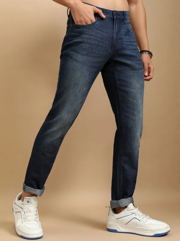 Highlander Men Blue Slim Fit Stretchable Jeans