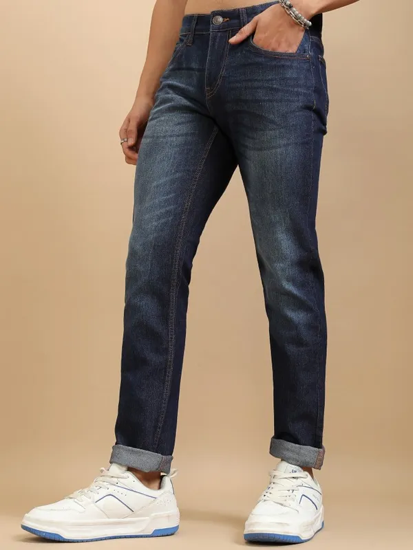 Highlander Men Blue Slim Fit Stretchable Jeans