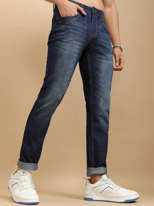 Highlander Men Blue Slim Fit Stretchable Jeans