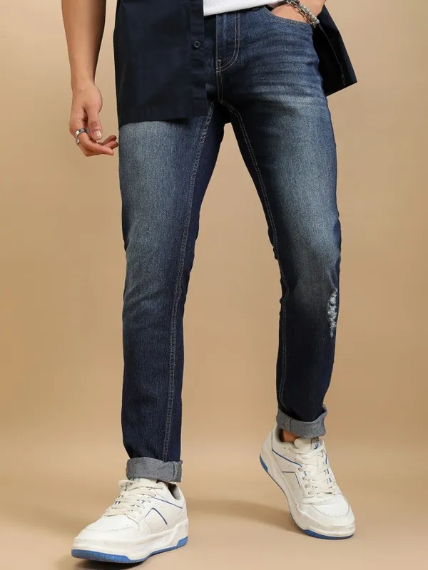 Highlander Men Blue Slim Fit Stretchable Jeans