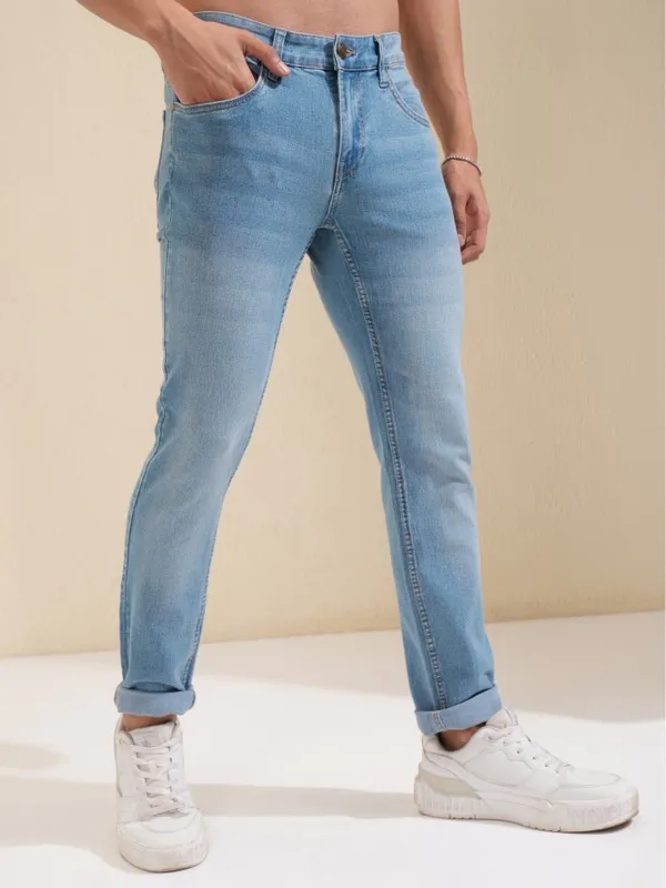 Highlander Men Blue Slim Fit Stretchable Jeans