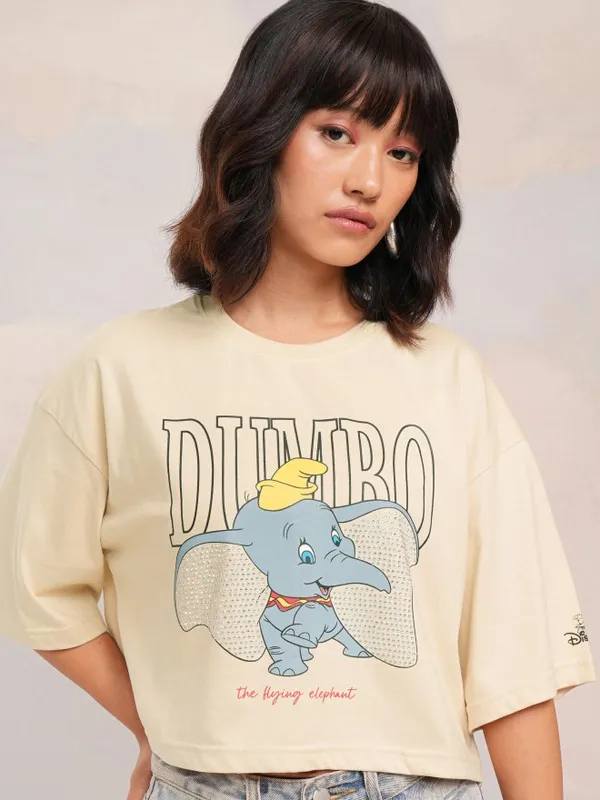 Dumbo Printed Boxy Fit T-Shirt