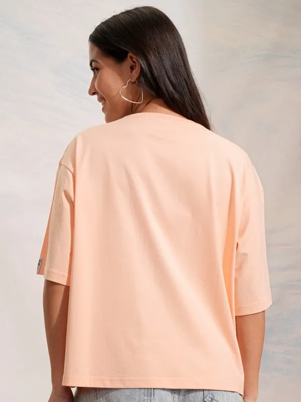 Mickey Mouse Printed Oversized Fit T-Shirt