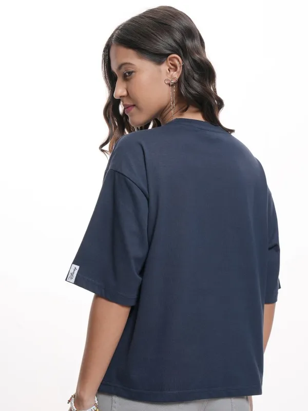 Mickey Mouse Printed Boxy Fit T-Shirt