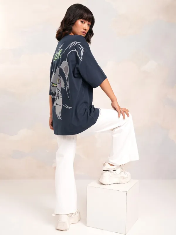 Lion King Printed Boxy Fit T-Shirt