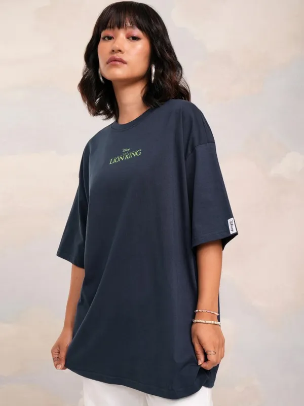 Lion King Printed Boxy Fit T-Shirt