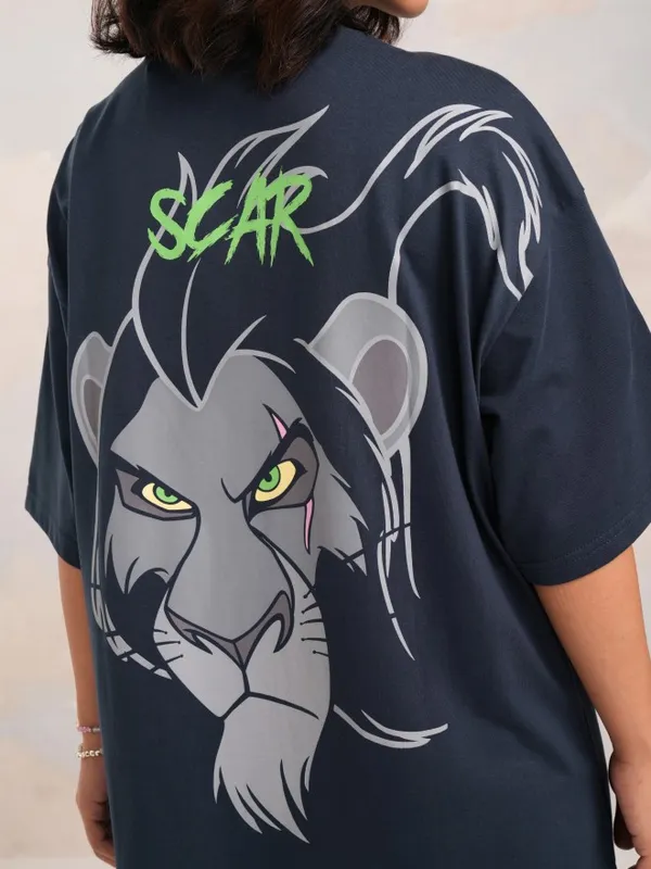Lion King Printed Boxy Fit T-Shirt