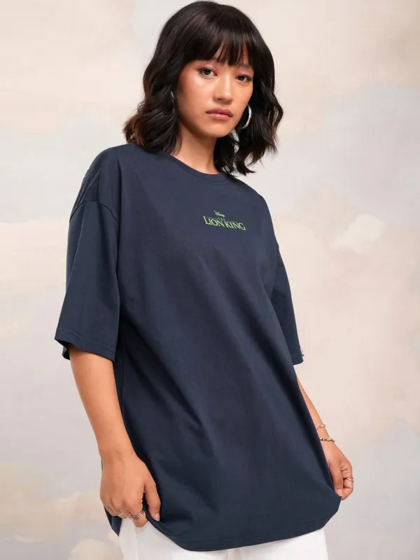Lion King Printed Boxy Fit T-Shirt