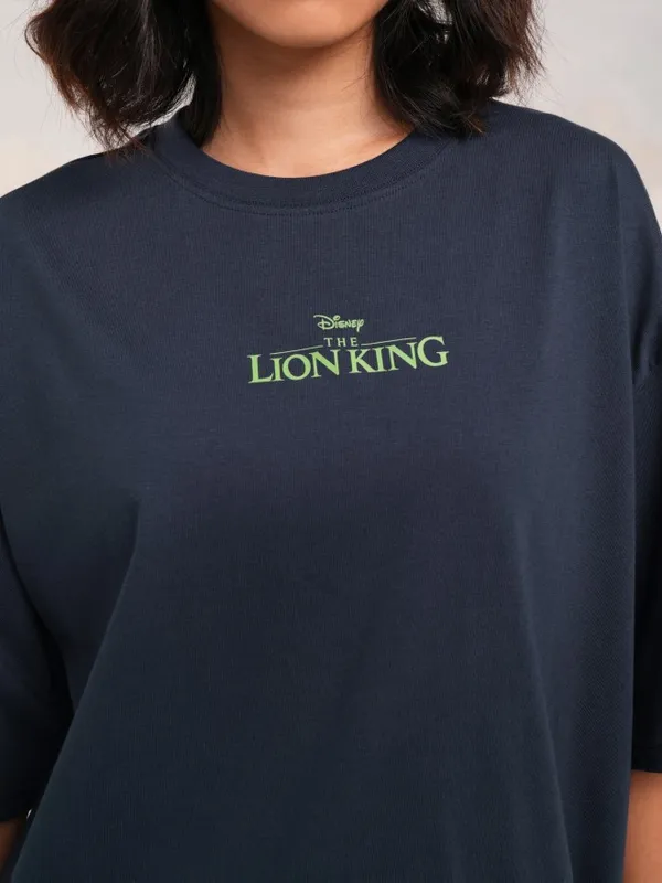 Lion King Printed Boxy Fit T-Shirt