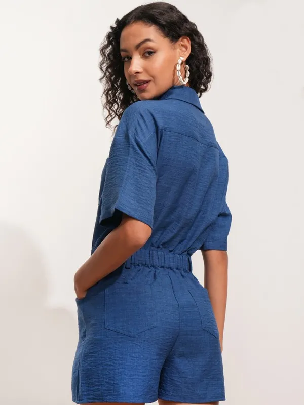 Solid Regular Fit Jumpsuit