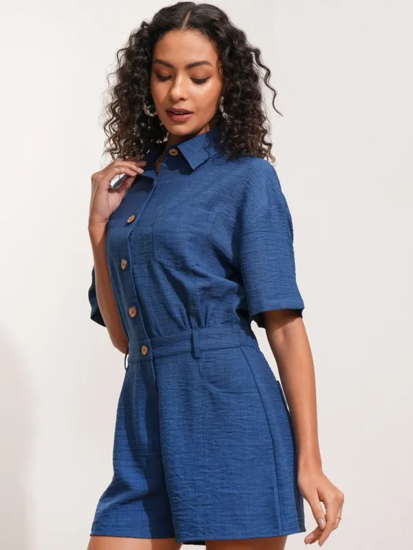 Solid Regular Fit Jumpsuit