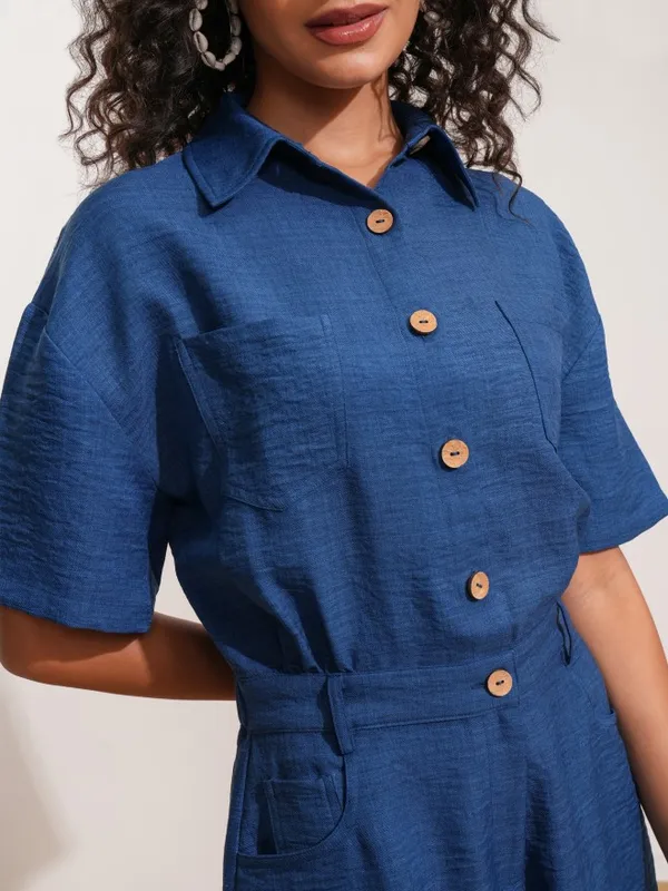 Solid Regular Fit Jumpsuit