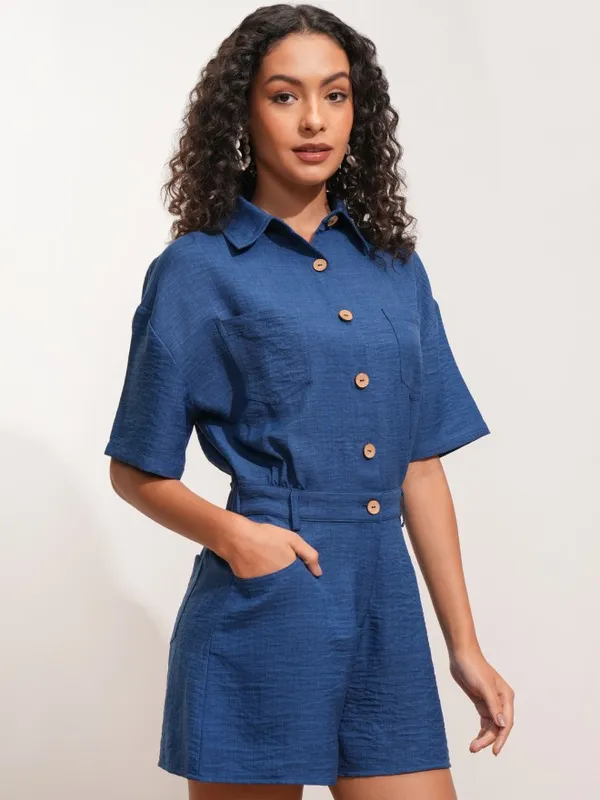 Solid Regular Fit Jumpsuit