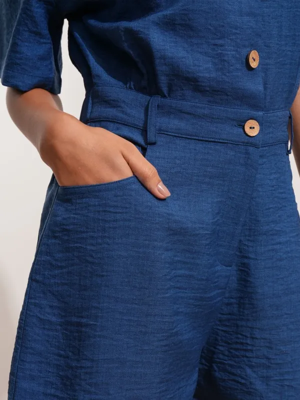 Solid Regular Fit Jumpsuit