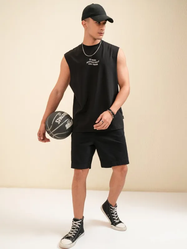 Men Printed Relaxed Fit T-Shirt