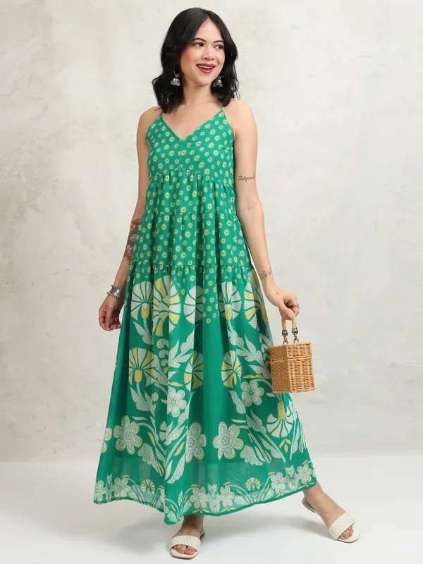 Printed Maxi Dress
