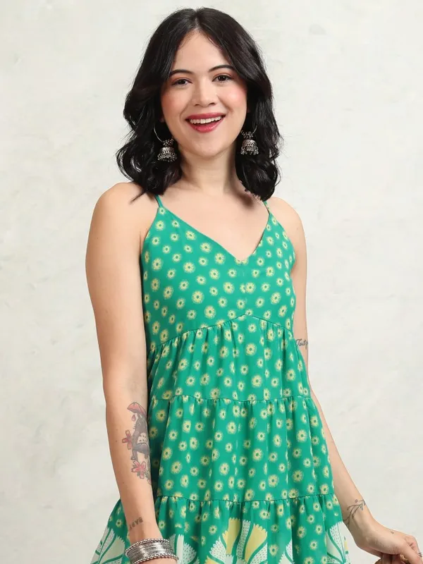 Printed Maxi Dress