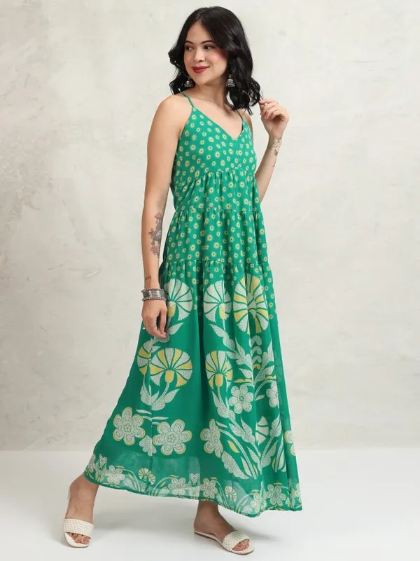 Printed Maxi Dress