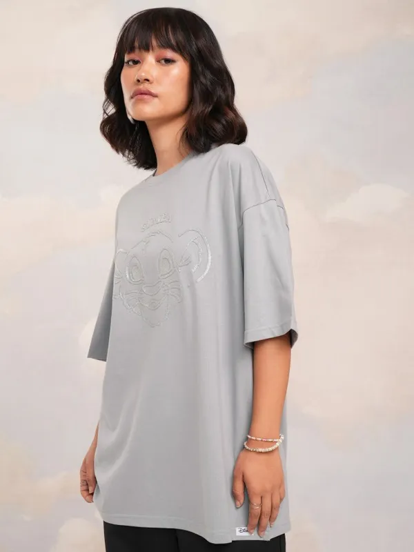 Simba Printed Oversized Fit T-Shirt