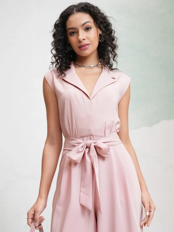 Solid Regular Fit Jumpsuit