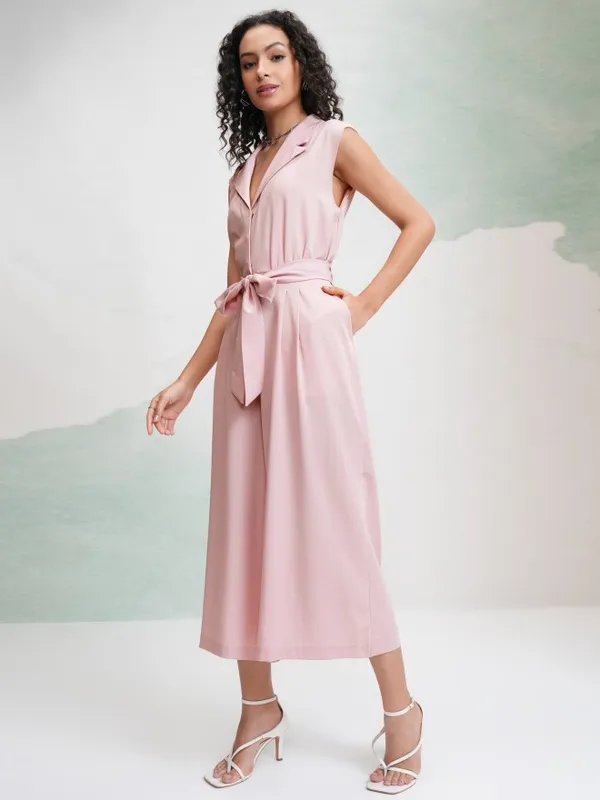 Solid Regular Fit Jumpsuit