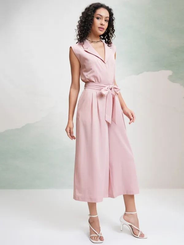 Solid Regular Fit Jumpsuit