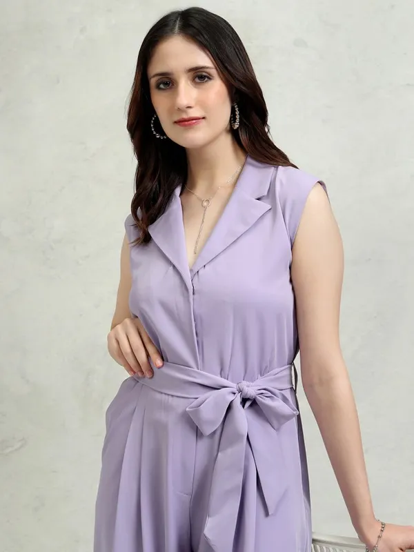 Solid Regular Fit Jumpsuit