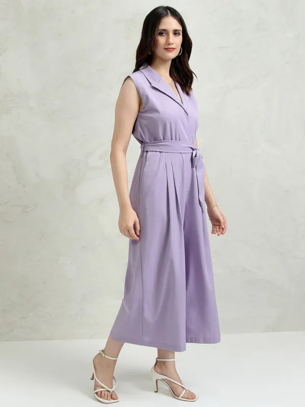 Solid Regular Fit Jumpsuit