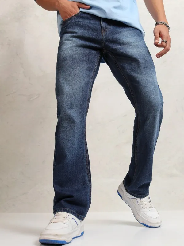 Highlander Men Blue Straight Fit Jeans