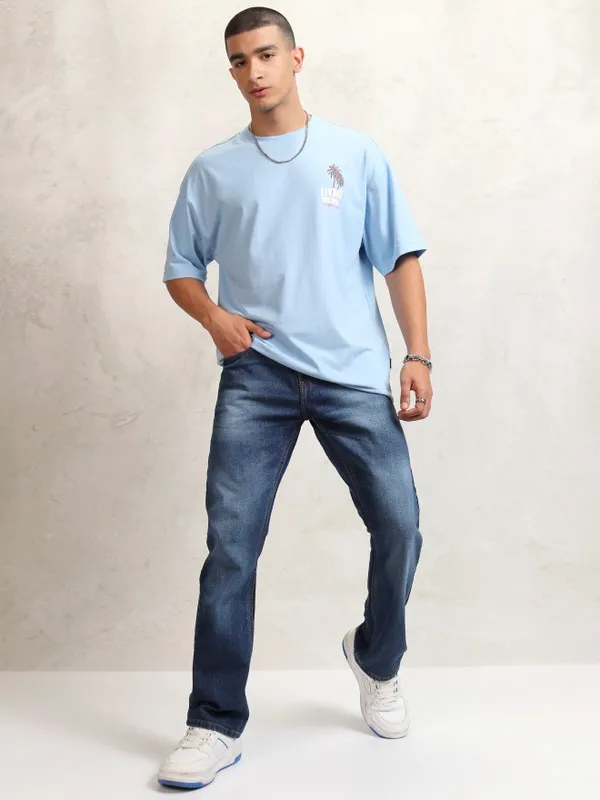 Highlander Men Blue Straight Fit Jeans