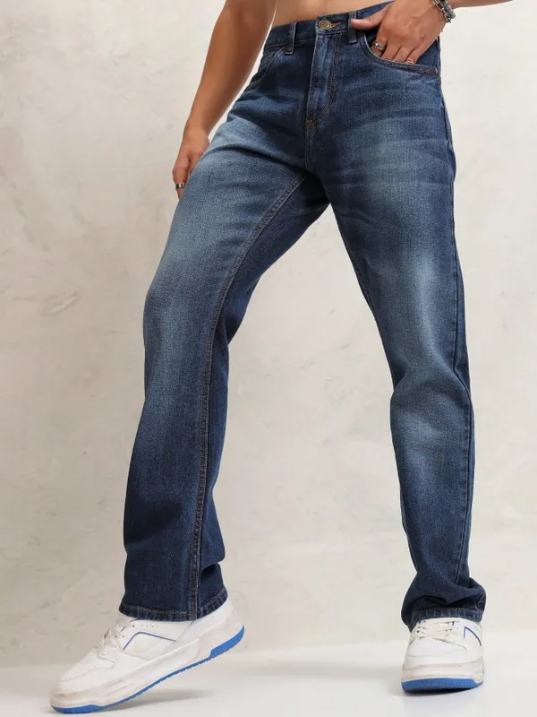 Highlander Men Blue Straight Fit Jeans